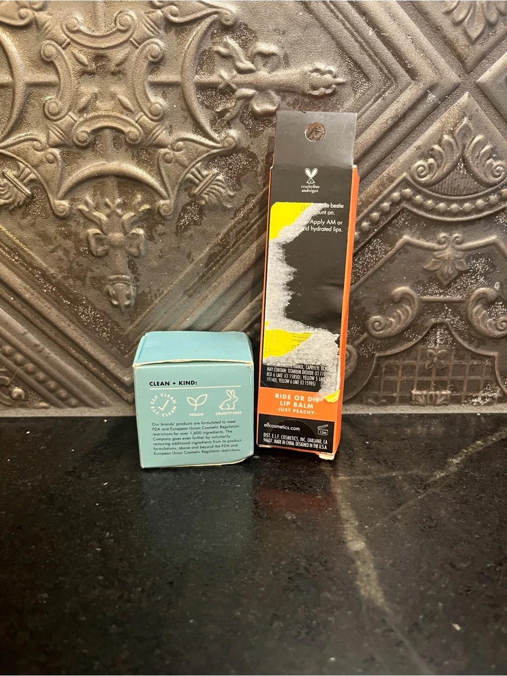 ELF Eye Cream & Ride or Die Lip Balm Duo - Holy Hydration and Just Peachy